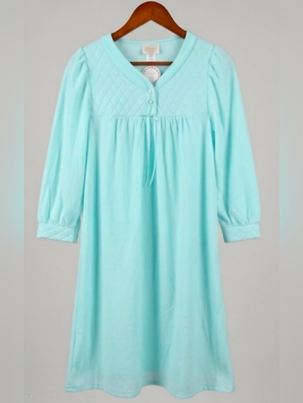 New With Tags! Carriage Court for Sears Women's Robe - Small Petite - Aqua Blue